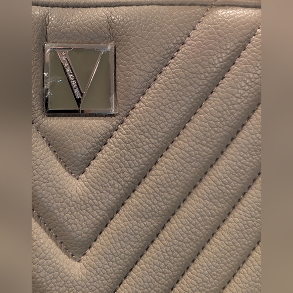 Victoria's Secret Taupe Chevron Shoulder Bag - Picture 10 of 13